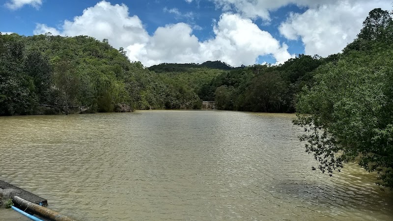 Cascada San Marcos, Desagüe de presa.