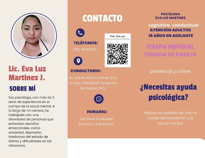 Psicóloga Eva Luz